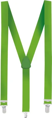 Image de Jumada – Bretelles pour hommes – adaptées pour les affaires, les mariages et les fêtes – accessoire pratique et tendance pour le bureau – vert fluo