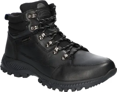 Produktbild von AMERICAN CLUB CY129 Warme Herren-Stiefeletten aus Echtleder, Trekking-Winterstiefel, Schwarz 45