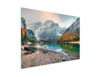 Produktbild von Glas-Schneidebrett Top 40x30 cm mit rutschfesten Füßen