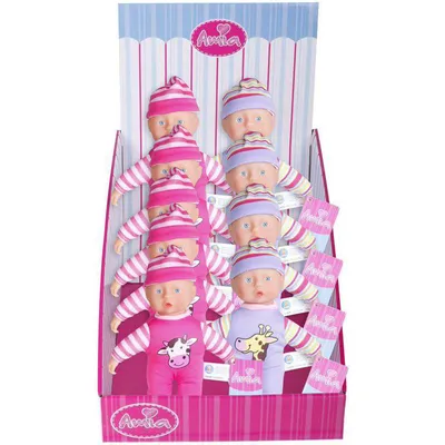 Produktbild von AM Weichpuppe klein,20cm, sort.,i.Displ.