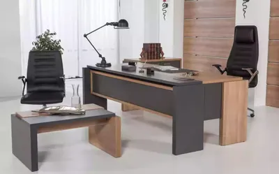 Obrázok produktu pre Luxusný písací stôl drevený dizajn kancelársky nábytok 206x102cm