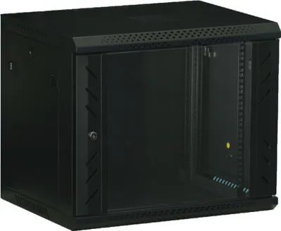 Immagine prodotto di WS.6415.B - a parete, aperto, 15U, 600 x 450, ante in vetro