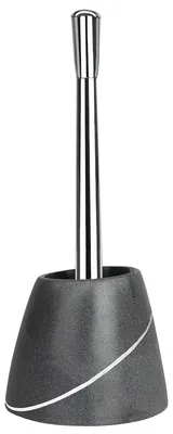 Produktbild von Spirella 7610583136442, WC-Bürste & Halter, Grau, Polyresin, 170 mm, 130 mm, 380 mm