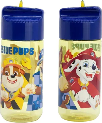 Produktbild von Paw Patrol Chase Rubble Marshall Wasserflasche Trinkflasche Flasche 430 ml