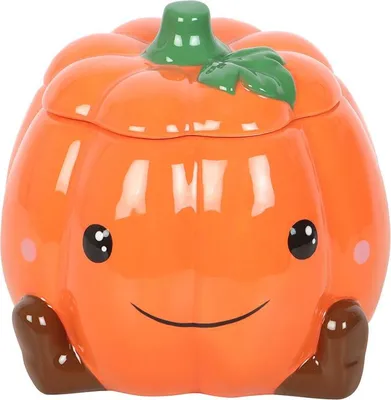 Image de Something Different - Brûleur à huile, citrouille souriante SD10159 (Taille unique) (Orange)