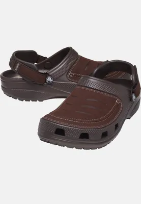 Produktbild von Crocs Yukon Vista II LiteRide Clog Sandalen Espresso/Mushroom 46-47