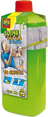 Obrázok produktu pre SES Creative Slime battle refill - Fluorescent green 750ml, Nhradn npl, 750 ml, 5 rok / roky, 1 kusov, Zelen