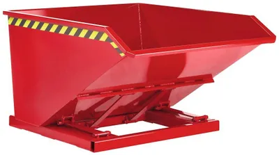 Produktbild von RR Industrietechnik Muldenkipper Typ RTK-150 2370x1450x780mm 1500dm³ RAL 3000 Feuerrot