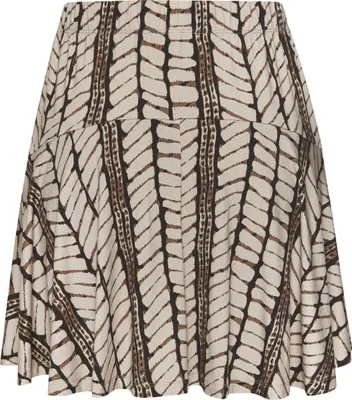 Produktbild von LASCANA Hosenrock beige-braun bedruckt Größe 38