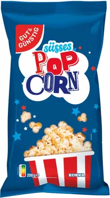 Produktbild von Gut & Günstig Popcorn süß (200g Beutel)
