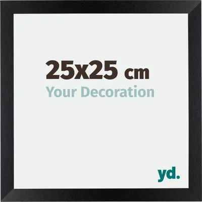 Produktbild von Bilderrahmen, 25x25 cm, Schwarz Matt, MDF, Mura