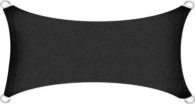 Produktbild von Sonnenschutzsegel Schattenspender Sonnensegel 4 x 6 m HDPE anthrazit Rechteck