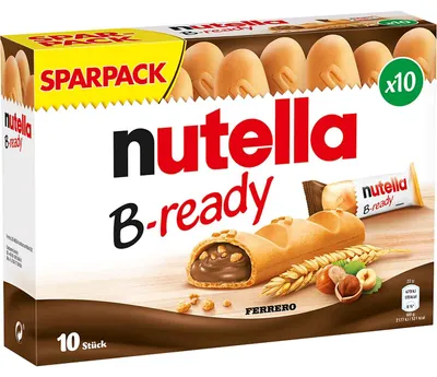 Produktbild von nutella B-ready Sparpack 10er