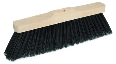 Productafbeelding van Houten bezem met stevige borstels, 40 x 13 cm, voor het schoonmaken
