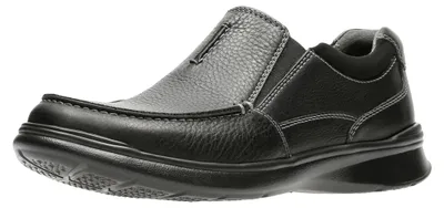 Productafbeelding van Clarks heren slippers Cotrell, zwart, oliegelegd leer, maat 43 EU