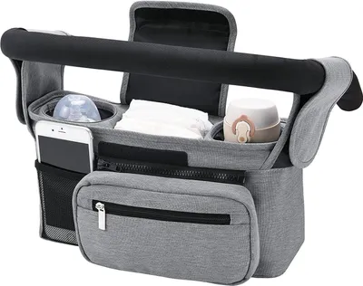 Produktbild von INF Graue Auto-Organizer-Tasche - Tragbare Aufbewahrungslösung