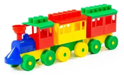 Immagine prodotto di Locomotiva con due vagoni - Wader Polesie
