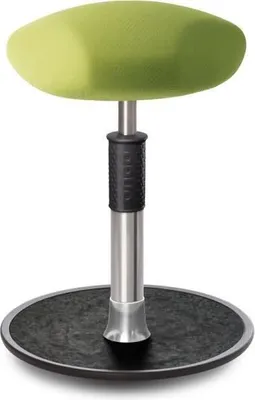 Produktbild von Sitz- Stehhocker Free Regular Triangel Gestrick Hellgrün chrom /schwarz.