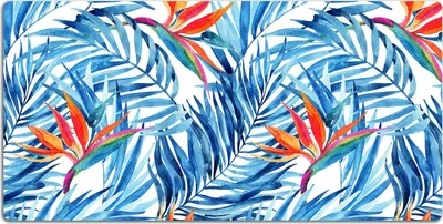 Produktbild von Schreibtischmatte Tischunterlage 100x50 cm Mauspad - Blaues Paradies.