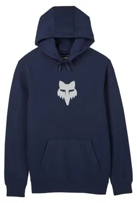 Imagen del producto de Sudadera Fox Head de forro polar, color azul oscuro, talla XL
