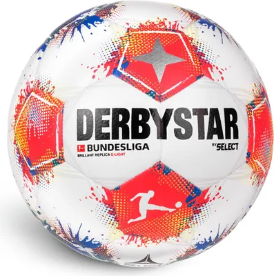 Imagen del producto de Balón de fútbol Derbystar "Bundesliga Brillant Replica S-Light 2025/2026", talla 4