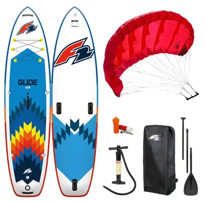 Produktbild von F2 GLIDE 10.8 Windsurf & Wing SUP Board Set inkl. Parawing Move 3,5qm red