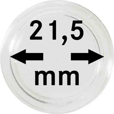 Produktbild von Lindner 2251215 Münzkapseln 21,5 mm-100er Pack