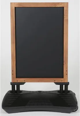 Produktbild von update displays Kundenstopper WindPro braun