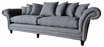 Immagine prodotto di Chesterfield Couch Polster Sofas Klassische Sofa 4 Sitzer Couchen Grau