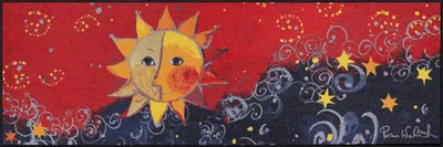 Produktbild von Salonloewe SOLE NUOVO Fußmatte Wohnmatte Rosina Wachtmeister 60 x 180 cm