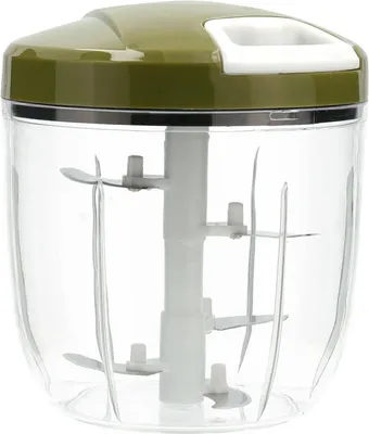 Produktbild von Manueller Mini-Häcksler mit Zugschnur Quid Naturalia Grün Metall 12,5 x 14 cm Manuell