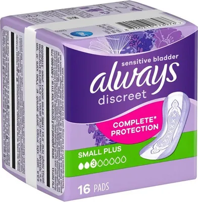 Image de always 8700216178976 always Slipeinlagen discreet Complete Protection Small Plus, 16 St.
