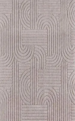 Produktbild von Teppich Wohnzimmer Abstraktes Geometrisches Muster Natur Creme Farbe