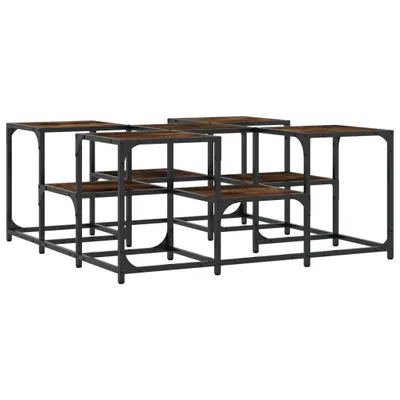 Produktbild von vidaXL Couchtisch Räuchereiche 91x91x40 cm Holzwerkstoff
