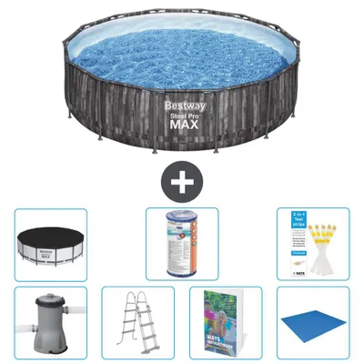 Produktbild von Bestway Steel Pro MAX Rund - 427x107 cm - 8-teilig S594