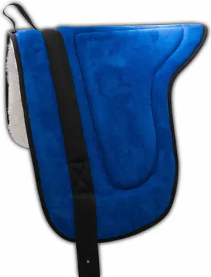 Produktbild von AMKA  Reitpad Bareback Pad Reitkissen mit Sattelgurt Shetty Pony Warmblut mit Haltegriff in F/S & Blau
