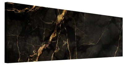 Produktbild von LUMASOUL Leinwand Bilder, Leinwandbild Dsenie Motiv, Wandbilder Holzrahmen, Bilder 90x60cm Goldene Marmoradern Steinoptik 01