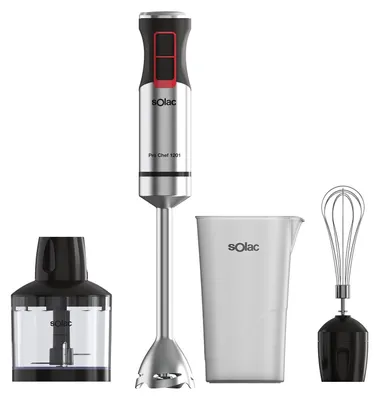 Obrázok produktu pre Solac BA5616, Ponorný mixér, Drtenie ľadu, 1200 W, Nerezová oceľ