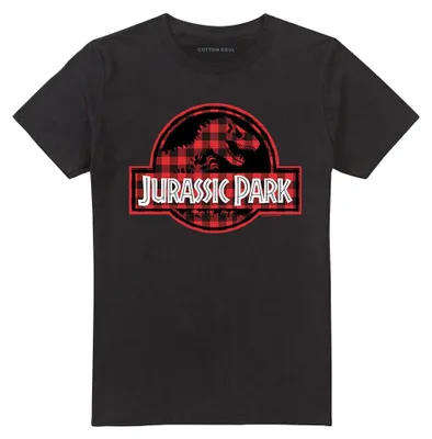 Produktbild von Jurassic Park - "2" T-Shirt für Herren/Damen Uni, Logo TV42155 (L) (Schwarz)