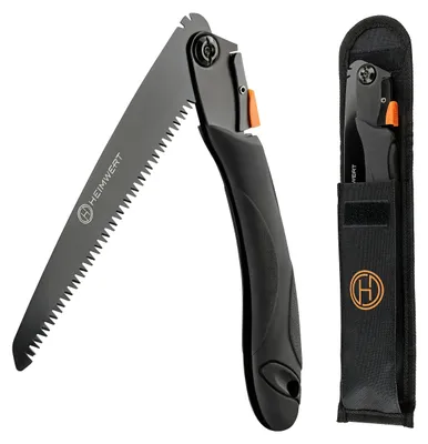 Image de Scie pliante - 19,5 cm - Lame en acier au carbone - Manuelle - Noire