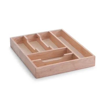 Produktbild von Zeller Besteckkasten, Gummibaum 34x43x6