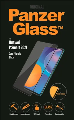 Obrázok produktu pre PanzerGlass 5384, Huawei, Huawei - P Smart 2021, Huawei - Y7a, Suché aplikovanie, Odolné proti poškriabaniu, Odolný proti nárazom, Priehľadná, 1 kusov
