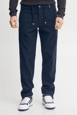 Produktbild von INDICODE IDIves Herren Leinenhose Sommerhose Lange Stoffhose mit Kordel Gürtelschlaufen Leinenmix Eingrifftaschen Regular fit