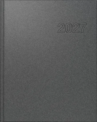 Produktbild von 2027 rido/idé BuchkalenderChefplaner grau 1T/1S
