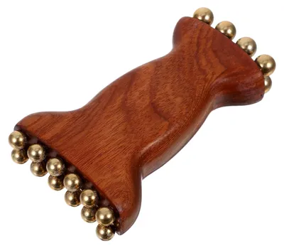 Produktbild von Manuelles Gesichtsmassagegerät aus Holz für Frauen zur Gesichts- und Nackenmassage