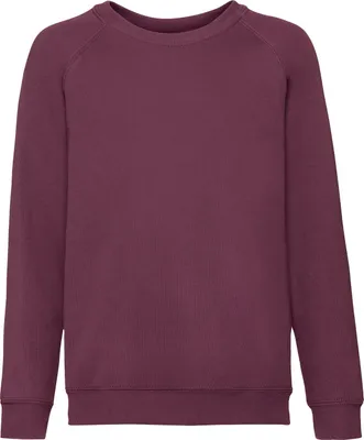 Immagine prodotto di Fruit of the Loom - Felpa "Classic" per bambini con maniche raglan LT1841 (164-170) (rosso borgogna)