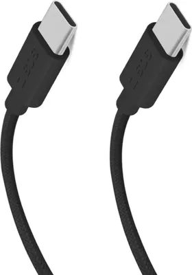 Zdjęcie produktu dla SBS TECABLETISSUETCCB, 1,5 m, USB C, USB C, USB 2.0, 0,48 Gbit/s, Czarny