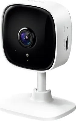 Produktbild von TP-Link Heimsicherheits-WLAN-Kamera, IP-Sicherheitskamera, Drinnen, Kabellos, CE, IC, RCM, Tisch/Wand, Schwarz, Weiß
