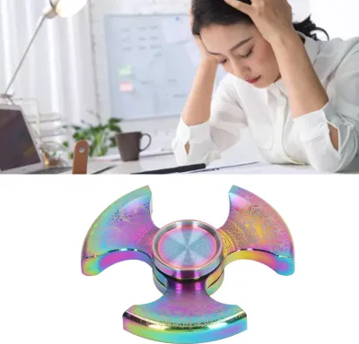 Produktbild von Metall-Fingerspitzenlager, Rotationsspielzeug, für Erwachsene, Büro, Stress, Angst, Linderung, Handdrehung