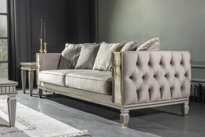 Obrázek produktu pro Chesterfield pohovka xxl čalounění pohovky velké pohovky designový nábytek nábytek